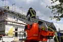 Dachstuhlbrand Koeln Poll Geislarerstr P518